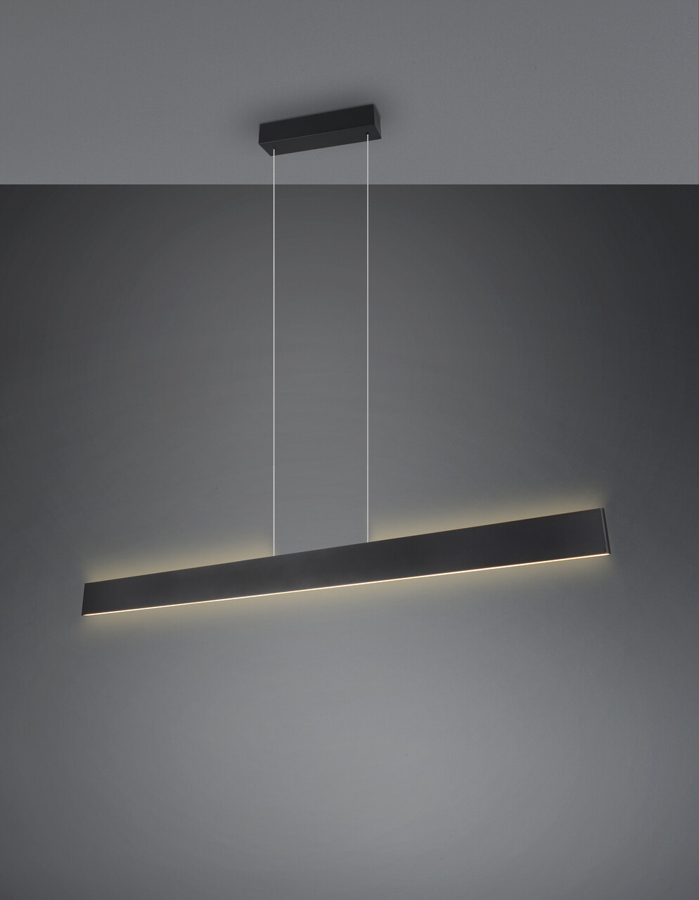 Lustra Galway, TRIO, 150x8.5x150 cm, 35W, 1x SMD, metal, negru mat - imagine 7